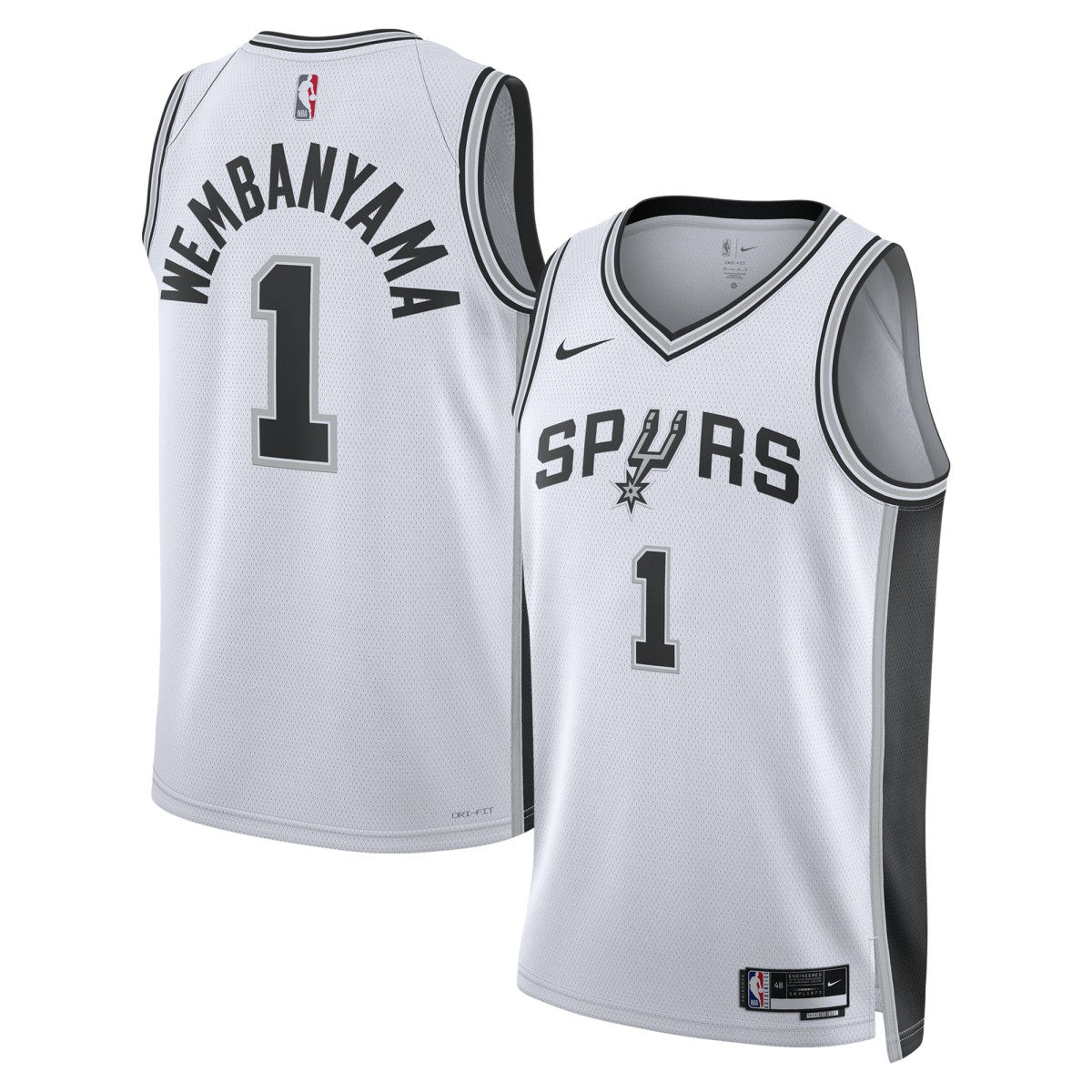 Nike Victor Wembanyama San Antonio Spurs Unisex Swingman Jersey Association Edition White