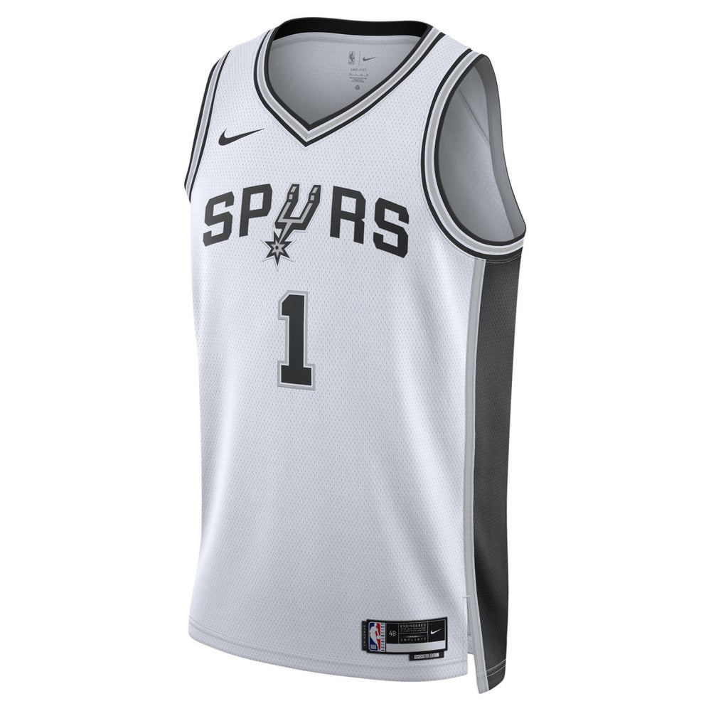 Nike Victor Wembanyama San Antonio Spurs Unisex Swingman Jersey Association Edition White