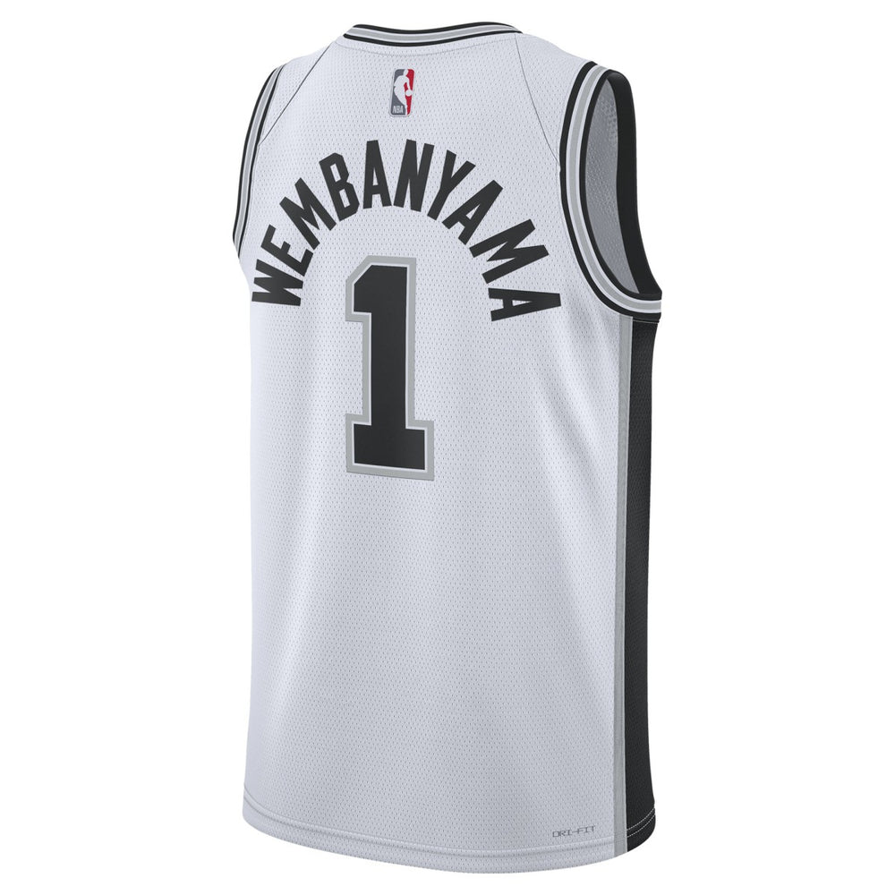 Nike Victor Wembanyama San Antonio Spurs Unisex Swingman Jersey Association Edition White