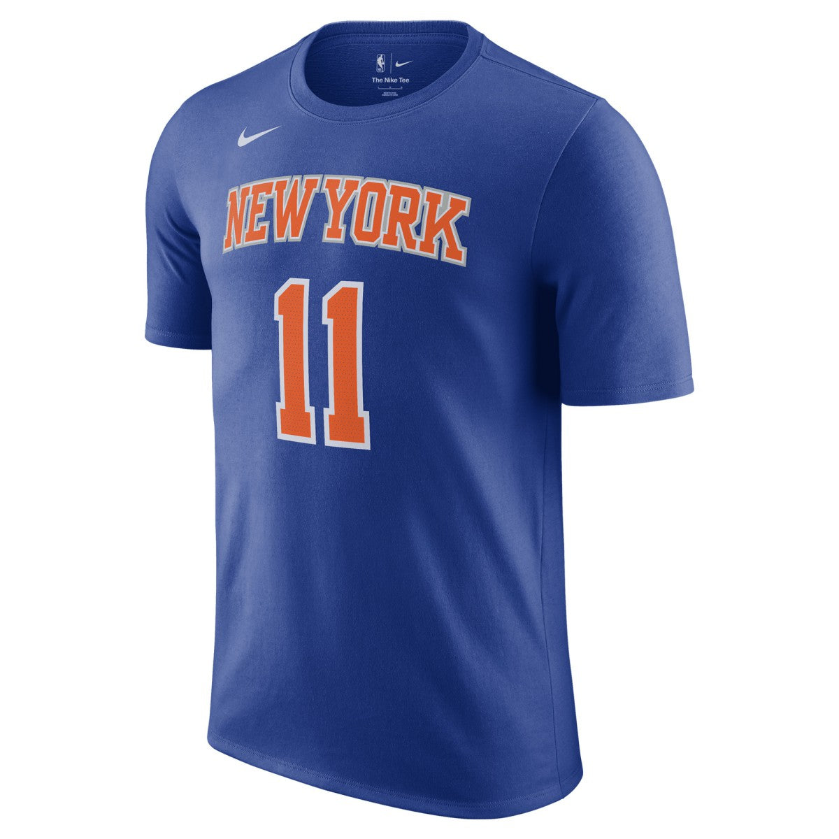 Nike Jalen Brunson New York Knicks Icon Edition Name & Number T-Shirt Blue