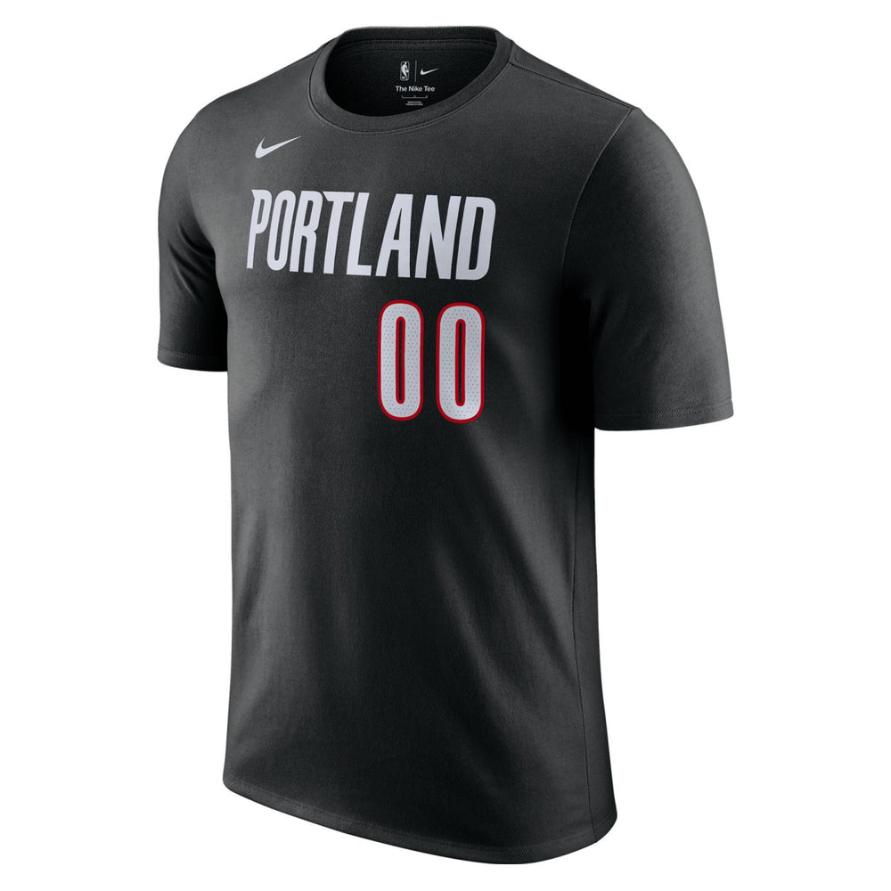 Nike Scoot Henderson Portland Trail Blazers Icon Edition Name & Number T-Shirt Black