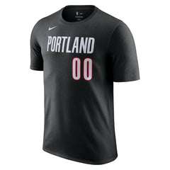 Nike Scoot Henderson Portland Trail Blazers Icon Edition Name & Number T-Shirt Black