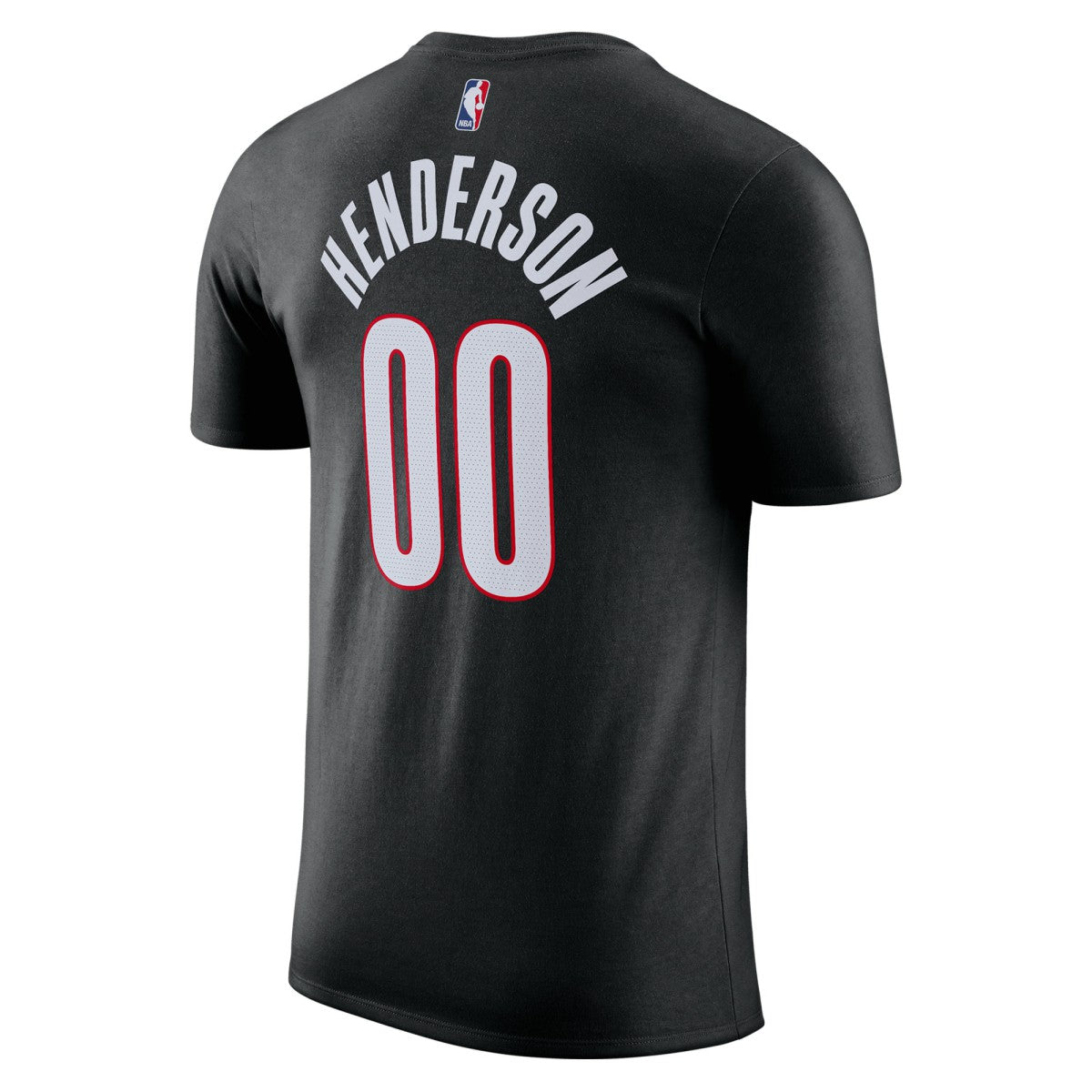 Nike Scoot Henderson Portland Trail Blazers Icon Edition Name & Number T-Shirt Black