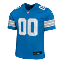 Detroit Lions Youth Custom Game Jersey - Blue - Nike
