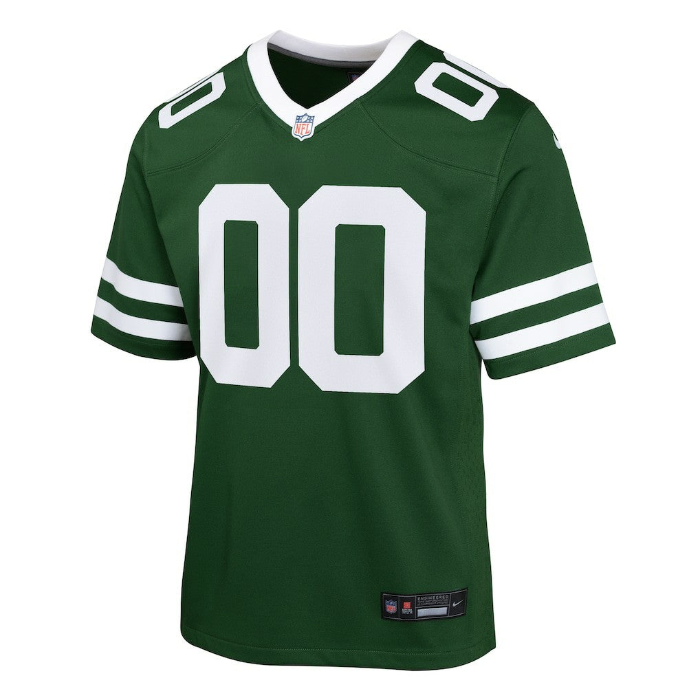 New York Jets Youth Custom Game Jersey - Legacy Green - Nike