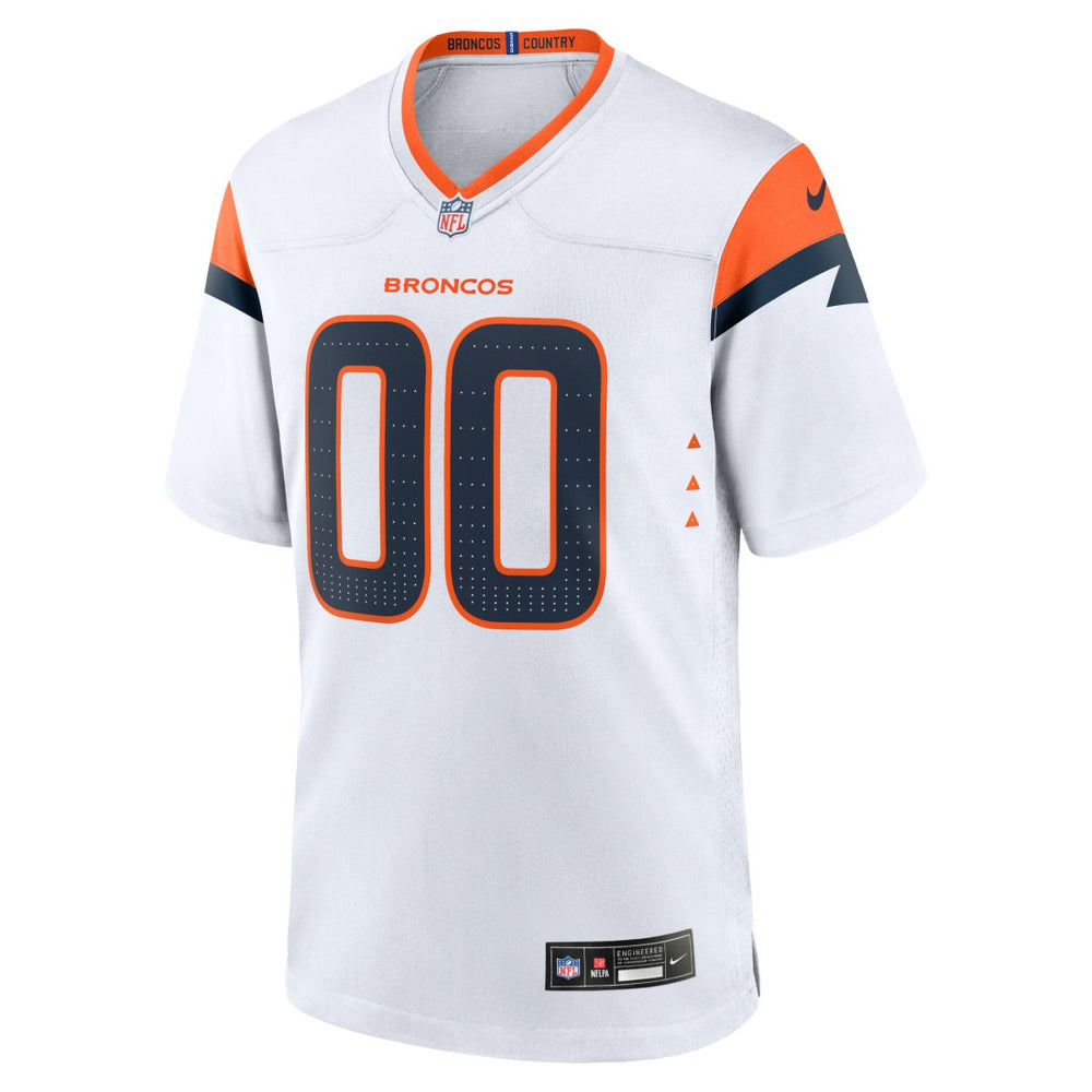 Denver Broncos Mile High Collection Custom Game Jersey - White - Nike