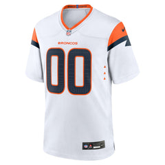 Denver Broncos Mile High Collection Custom Game Jersey - White - Nike