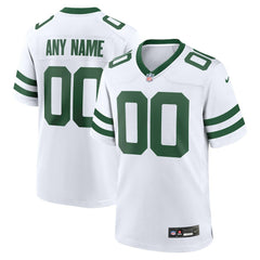 New York Jets Custom Game Jersey - Legacy White - Nike