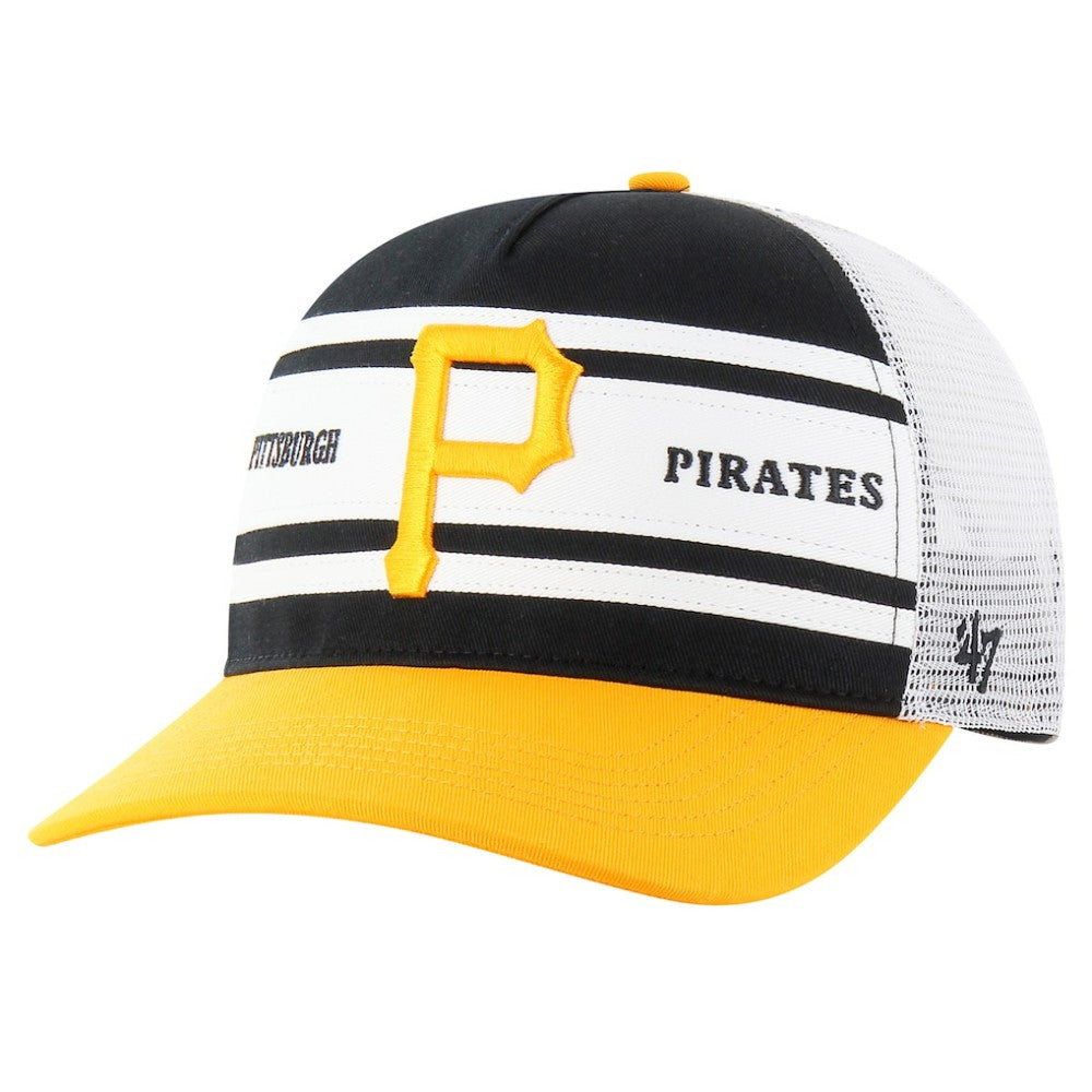 Pittsburgh Pirates '47 Gridiron Super Stripe Relaxed Trucker Hitch Adjustable Hat Outlet