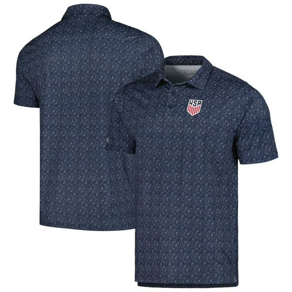 USMNT Antigua Figment Polo Navy