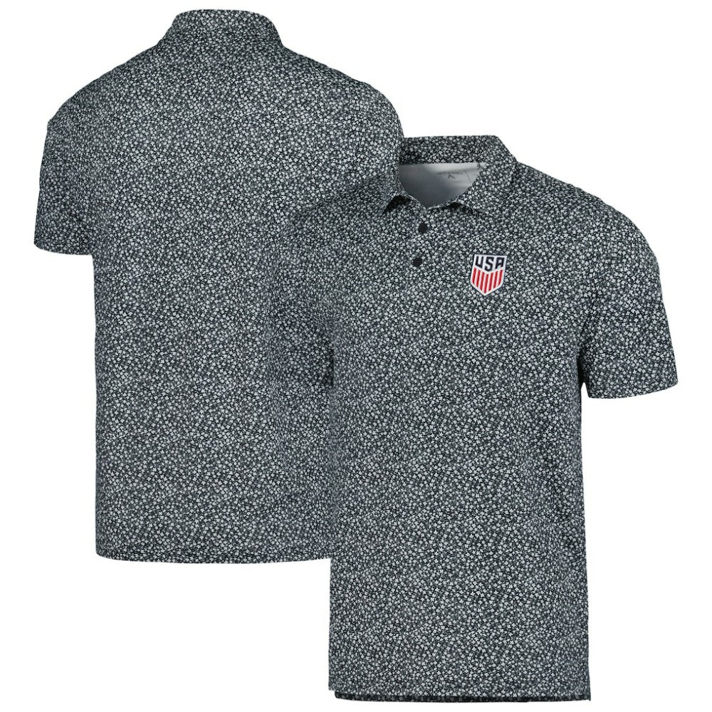 USMNT Antigua Terrace Polo Black