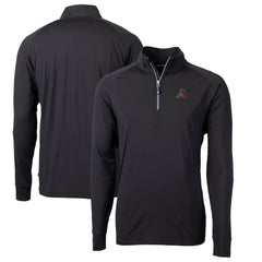Arizona Diamondbacks Cutter & Buck Adapt Eco Knit Recycled Quarter-Zip Pullover Top Sale