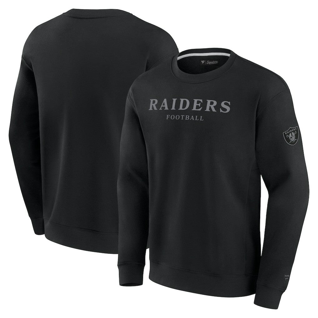 Las Vegas Raiders Unisex Elements Unlimited Fleece Pullover Sweatshirt - Black - Fanatics
