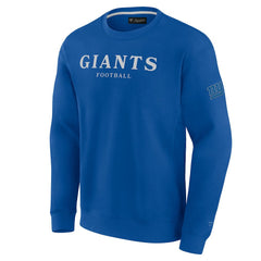 New York Giants Unisex Elements Unlimited Fleece Pullover Sweatshirt - Royal - Fanatics