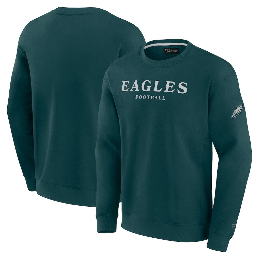 Philadelphia Eagles Unisex Elements Unlimited Fleece Pullover Sweatshirt - Midnight Green - Fanatics