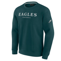 Philadelphia Eagles Unisex Elements Unlimited Fleece Pullover Sweatshirt - Midnight Green - Fanatics