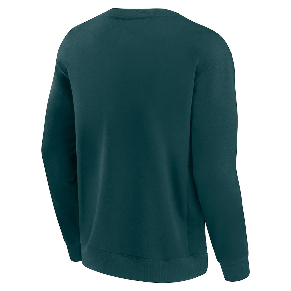 Philadelphia Eagles Unisex Elements Unlimited Fleece Pullover Sweatshirt - Midnight Green - Fanatics