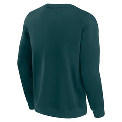 Philadelphia Eagles Unisex Elements Unlimited Fleece Pullover Sweatshirt - Midnight Green - Fanatics