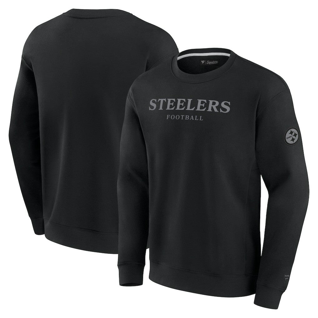 Pittsburgh Steelers Unisex Elements Unlimited Fleece Pullover Sweatshirt - Black - Fanatics