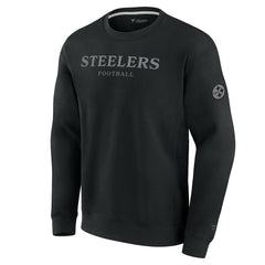 Pittsburgh Steelers Unisex Elements Unlimited Fleece Pullover Sweatshirt - Black - Fanatics