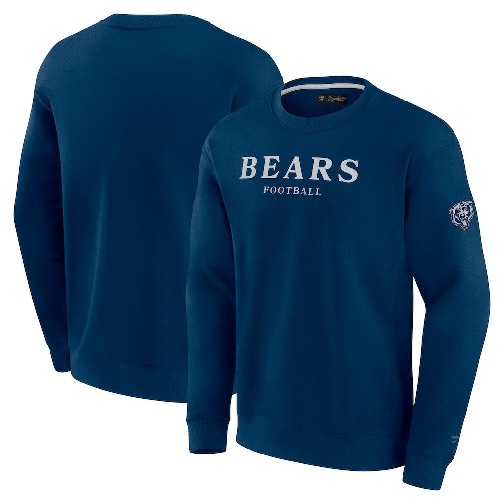 Chicago Bears Unisex Elements Unlimited Fleece Pullover Sweatshirt - Navy - Fanatics