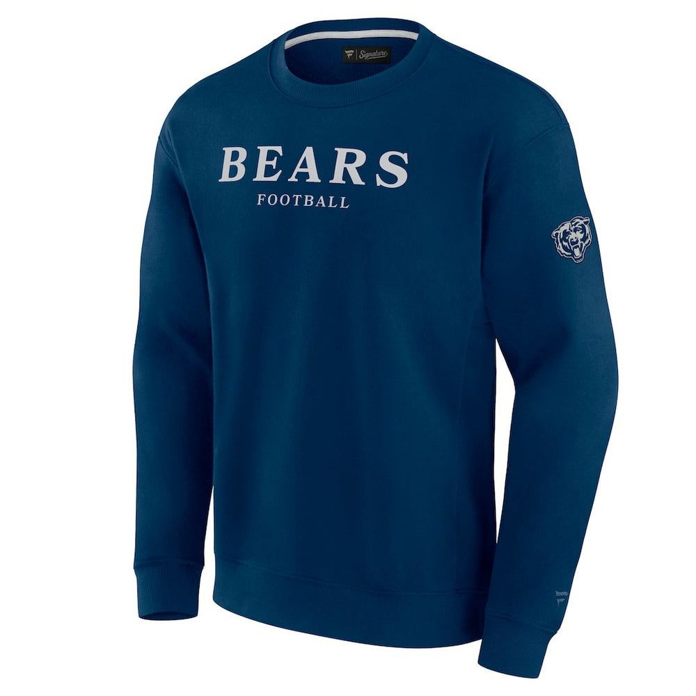 Chicago Bears Unisex Elements Unlimited Fleece Pullover Sweatshirt - Navy - Fanatics