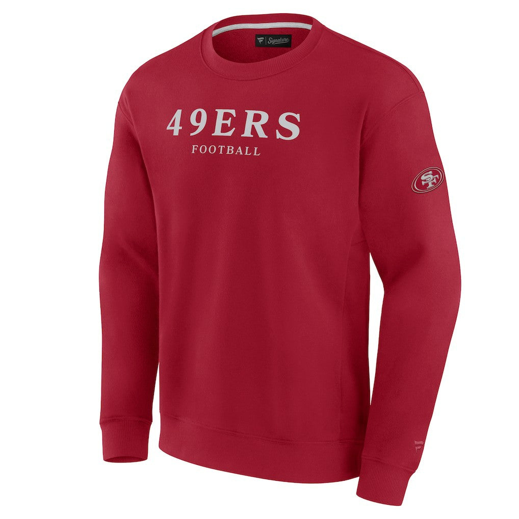 San Francisco 49ers Unisex Elements Unlimited Fleece Pullover Sweatshirt - Scarlet - Fanatics