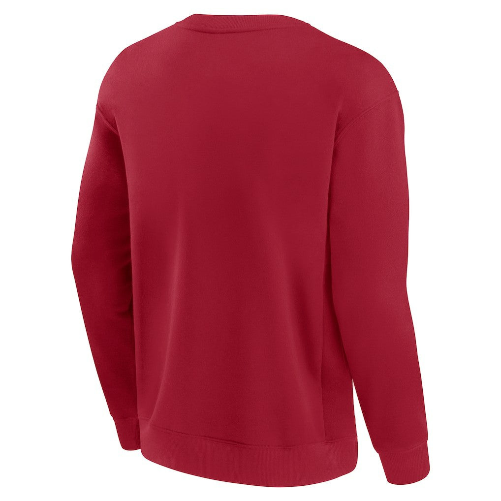 San Francisco 49ers Unisex Elements Unlimited Fleece Pullover Sweatshirt - Scarlet - Fanatics