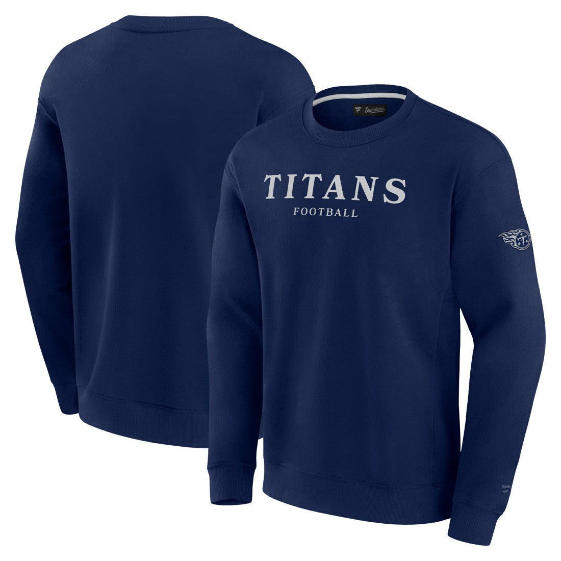 Tennessee Titans Unisex Elements Unlimited Fleece Pullover Sweatshirt - Navy - Fanatics