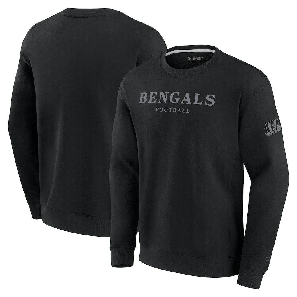 Cincinnati Bengals Unisex Elements Unlimited Fleece Pullover Sweatshirt - Black - Fanatics