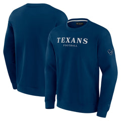 Houston Texans Unisex Elements Unlimited Fleece Pullover Sweatshirt - Navy - Fanatics