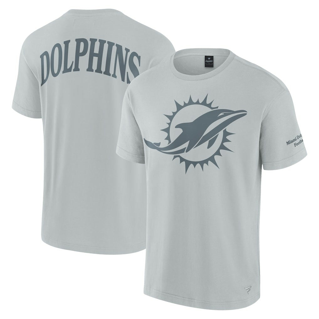 Miami Dolphins Unisex Elements Iconic T-Shirt - Gray - Fanatics