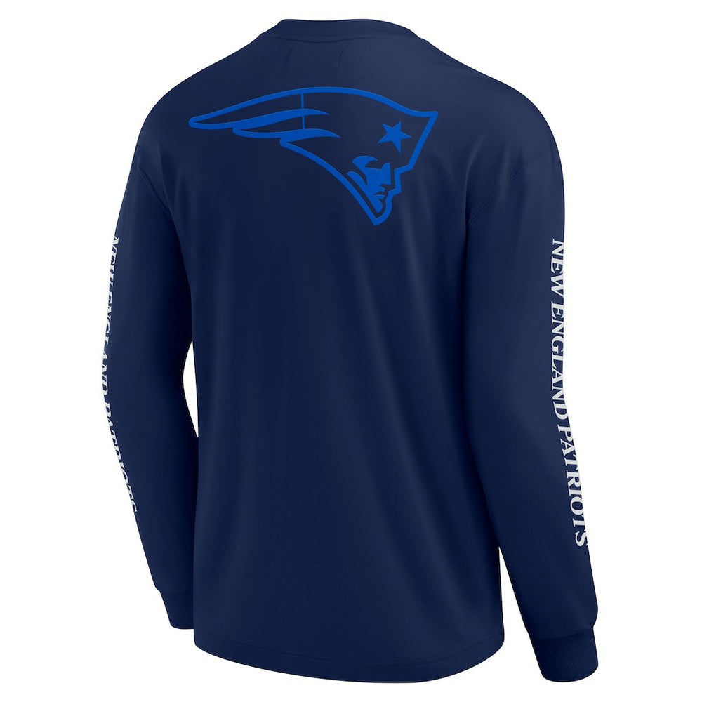 New England Patriots Unisex Elements Strive Long Sleeve T-Shirt - Navy - Fanatics
