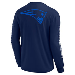New England Patriots Unisex Elements Strive Long Sleeve T-Shirt - Navy - Fanatics