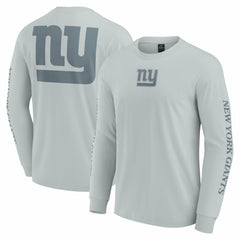 New York Giants Unisex Elements Strive Long Sleeve T-Shirt - Gray - Fanatics