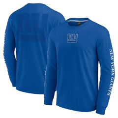 New York Giants Unisex Elements Strive Long Sleeve T-Shirt - Royal - Fanatics