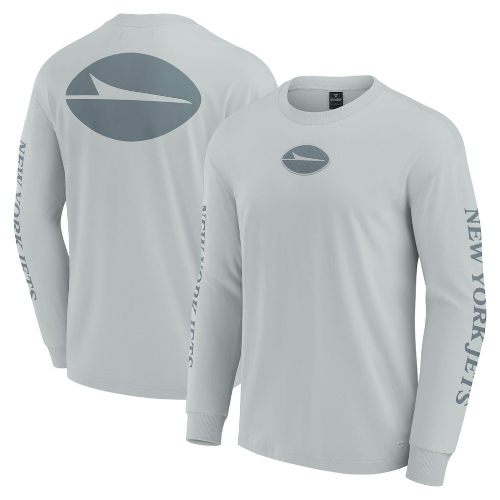 New York Jets Unisex Elements Strive Long Sleeve T-Shirt - Gray - Fanatics