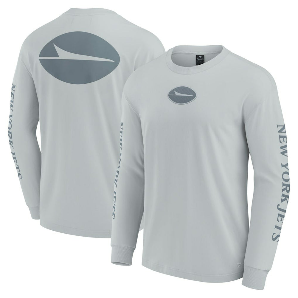 New York Jets Unisex Elements Strive Long Sleeve T-Shirt - Gray - Fanatics
