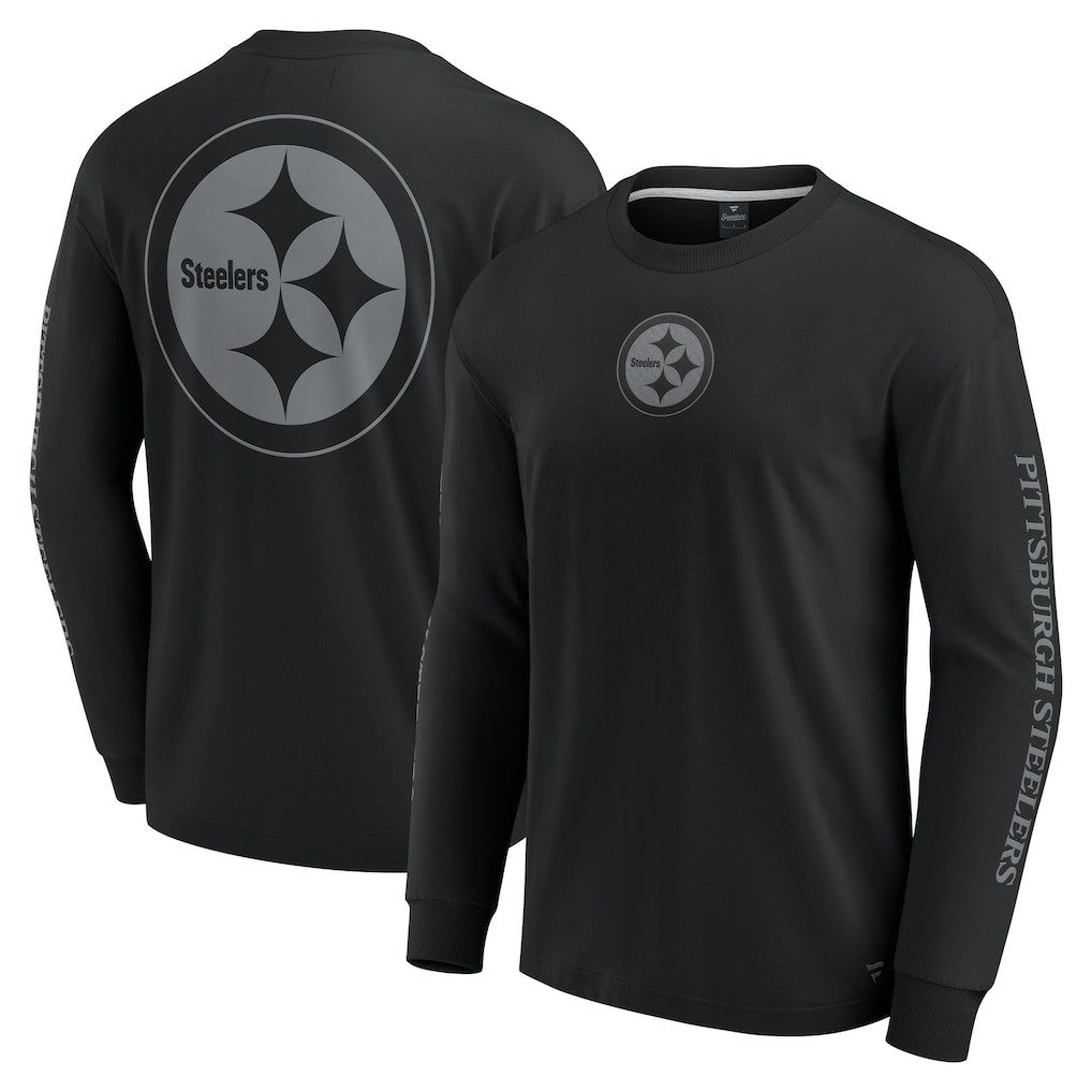 Pittsburgh Steelers Unisex Elements Strive Long Sleeve T-Shirt - Black - Fanatics
