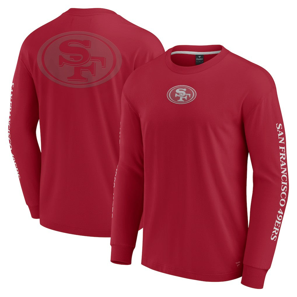San Francisco 49ers Unisex Elements Strive Long Sleeve T-Shirt - Scarlet - Fanatics