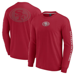 San Francisco 49ers Unisex Elements Strive Long Sleeve T-Shirt - Scarlet - Fanatics