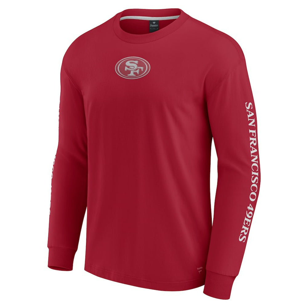 San Francisco 49ers Unisex Elements Strive Long Sleeve T-Shirt - Scarlet - Fanatics