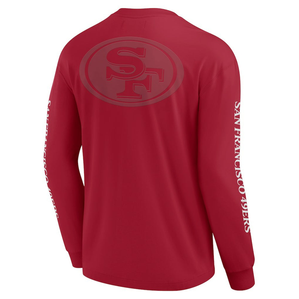 San Francisco 49ers Unisex Elements Strive Long Sleeve T-Shirt - Scarlet - Fanatics