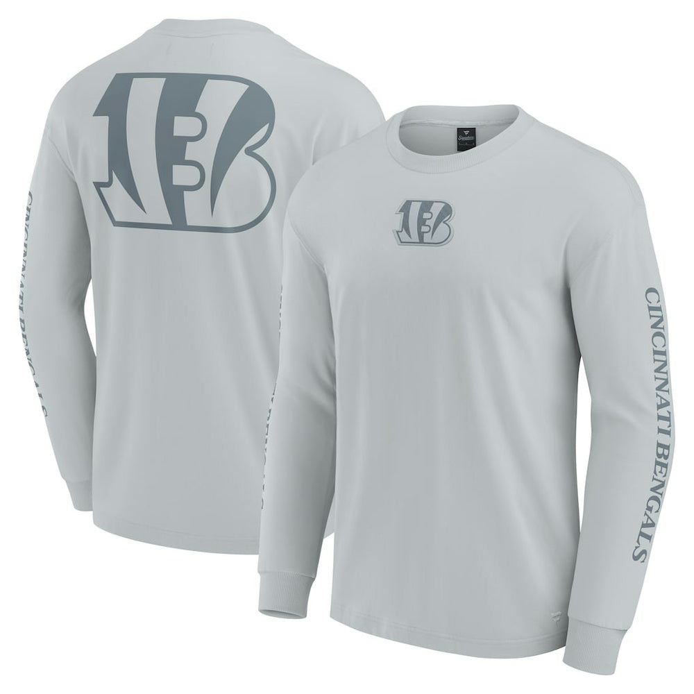Cincinnati Bengals Unisex Elements Strive Long Sleeve T-Shirt - Gray - Fanatics