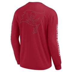 Tampa Bay Buccaneers Unisex Elements Strive Long Sleeve T-Shirt - Red - Fanatics