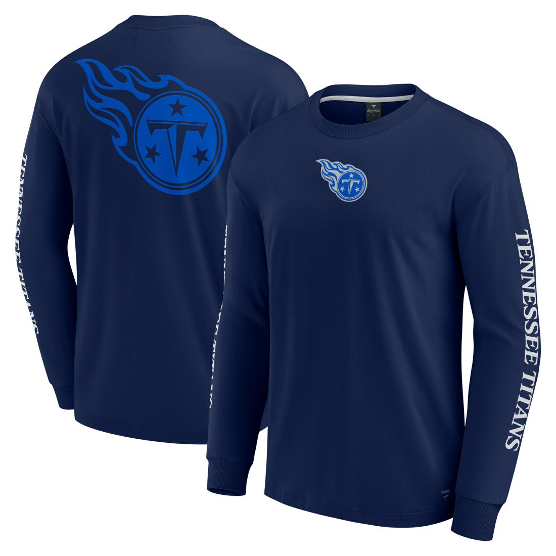 Tennessee Titans Unisex Elements Strive Long Sleeve T-Shirt - Navy - Fanatics