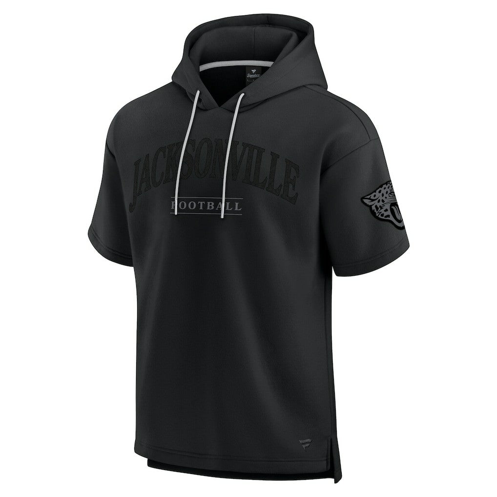 Jacksonville Jaguars Unisex Elements Ready Short Sleeve Pullover Hoodie - Black - Fanatics
