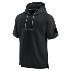 Carolina Panthers Unisex Elements Ready Short Sleeve Pullover Hoodie - Black - Fanatics