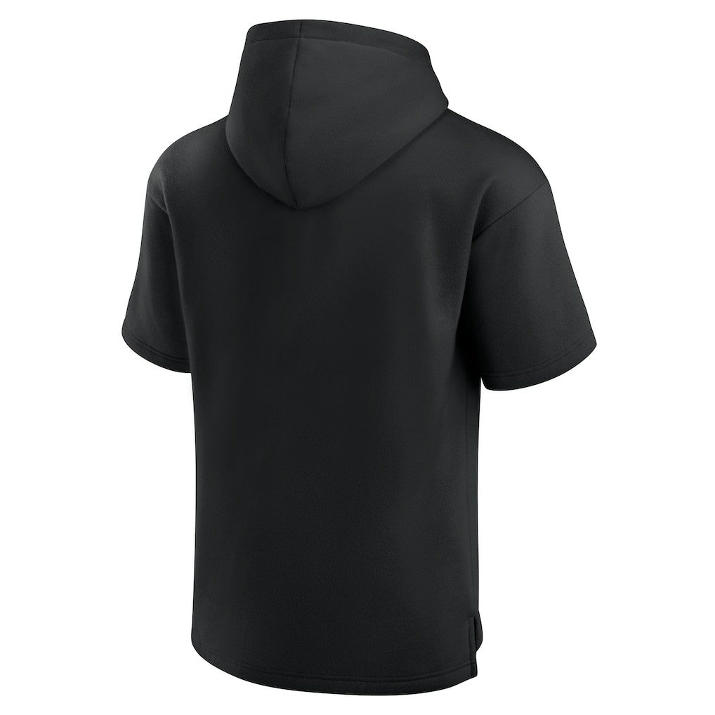 Las Vegas Raiders Unisex Elements Ready Short Sleeve Pullover Hoodie - Black - Fanatics