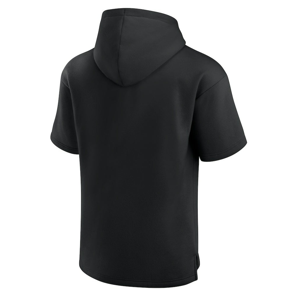 Las Vegas Raiders Unisex Elements Ready Short Sleeve Pullover Hoodie - Black - Fanatics